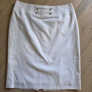 ANTONIO MELANI White Pencil Skirt